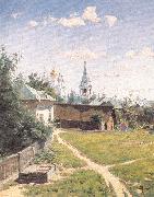 Polenov, Vasily Moscow Courtyard oil